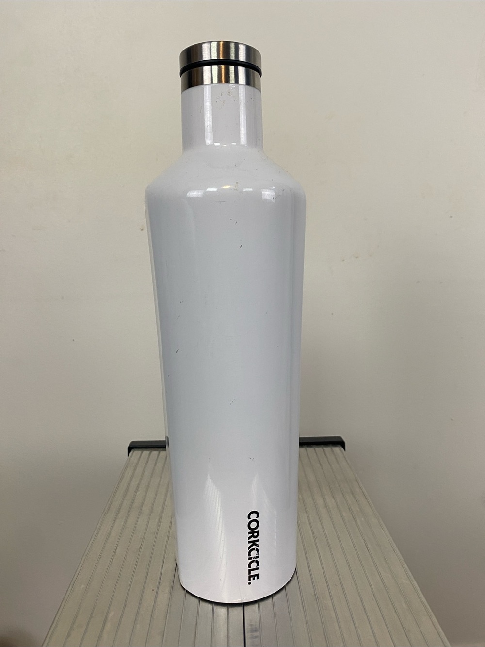Corkcicle White Stainless Steel Insulated Water Bottle